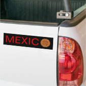 Aztec Calendar Stone of Sun Stone of Mexico. Bumpersticker (Op Truck)