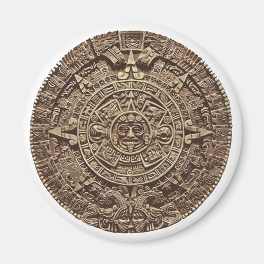 Aztec Calender Magneet (Voorkant)