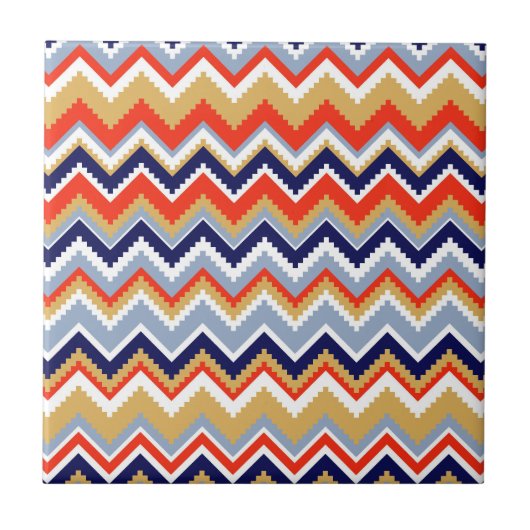 Aztec Chevron #11 @ VictoriaShaylee Tegeltje (Voorkant)