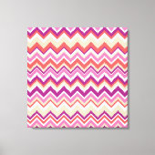 Aztec Chevron #1 in VictoriaShaylee Canvas Afdruk (Voorkant)