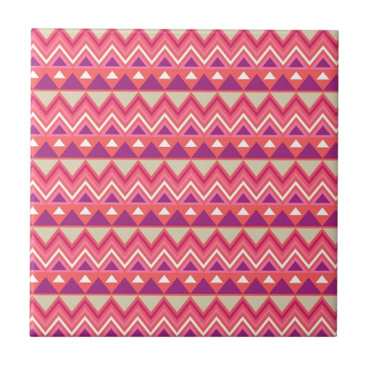 Aztec Chevron #2 @ VictoriaShaylee Tegeltje (Voorkant)