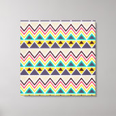 Aztec Chevron #5 in VictoriaShaylee Canvas Afdruk (Voorkant)