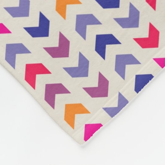Aztec Chevron kleurig patroon Fleece Deken (Hoek)