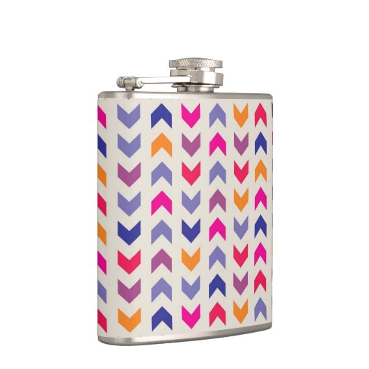 Aztec Chevron kleurig patroon Heupfles (Rechts)