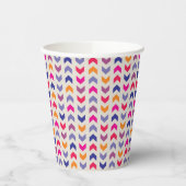 Aztec Chevron kleurig patroon Papieren Bekers (Links)