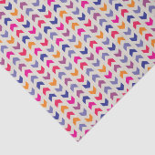 Aztec Chevron kleurig patroon Tissuepapier (Detail)