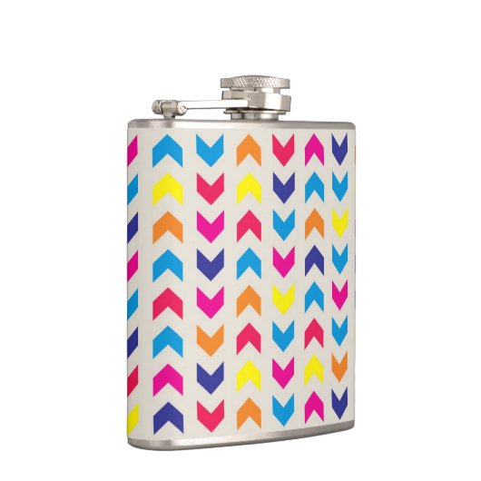 Aztec Chevron kleurrijk Heupfles (Rechts)