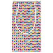 Aztec Chevron kleurrijk Klein Cadeauzakje (Voorkant)