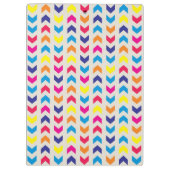 Aztec Chevron kleurrijk Klembord (Achterkant)