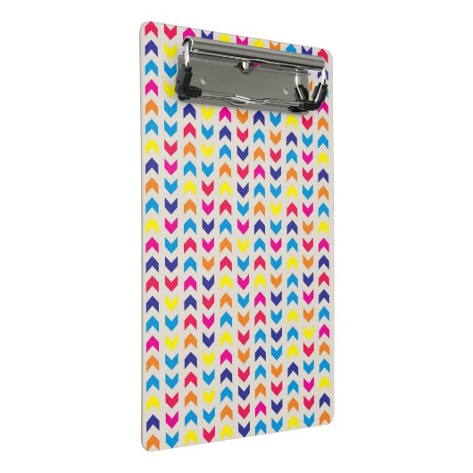 Aztec Chevron kleurrijk Mini Klembord (Schuin)