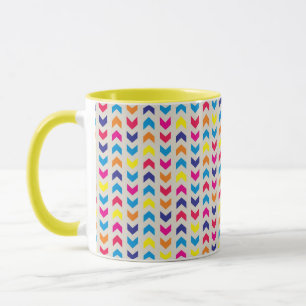 Aztec Chevron kleurrijk Mok