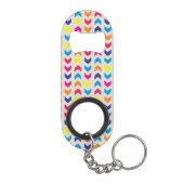 Aztec Chevron kleurrijk Sleutelhanger Flessenopener (Achterkant)
