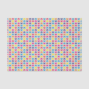 Aztec Chevron kleurrijk Tissuepapier