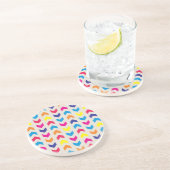 Aztec Chevron kleurrijk Zandsteen Onderzetter (Zijkant)