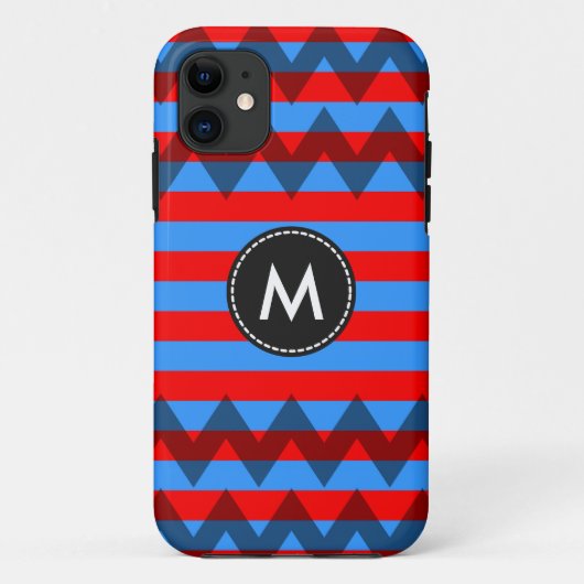 Aztec Chevron Stripes Pattern #10 Case-Mate iPhone Case (Achterkant)