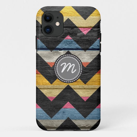 Aztec chevron zigzag patroon Case-Mate iPhone case (Achterkant)