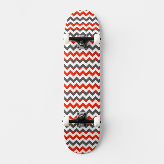 Aztec Chevron Zigzag Stripe Pattern 2 Skateboard (Voorkant)