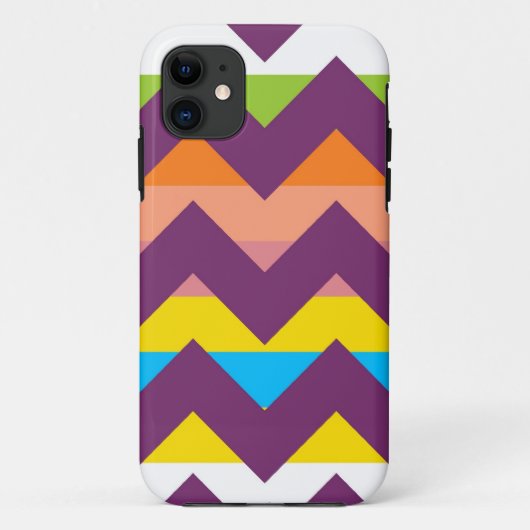 Aztec Chevron Zigzag Stripe Pattern 9 Case-Mate iPhone Case (Achterkant)