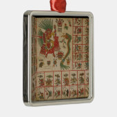 Aztec Codex Borbonicus Metalen Ornament (Rechts)