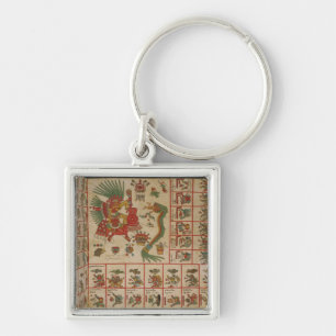 Aztec Codex Borbonicus Sleutelhanger