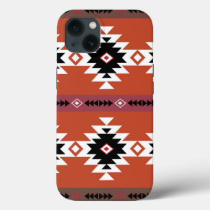 Aztec Colorful Geometric Pattern iPhone 13 Hoesje