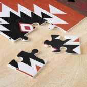 Aztec Colorful Geometric Pattern Legpuzzel (Zijkant)