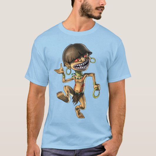 Aztec Creature Chaneque T-shirt (Voorkant)