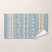 Aztec Crème Bleu Orange Mixte Motif Rpt Motif (Serviette à main)
