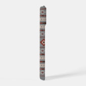 Aztec Crème rouille Brown gris Motifs mélangés Mot (Côté droit)