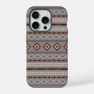 Aztec Crème rouille Brown gris Motifs mélangés Mot