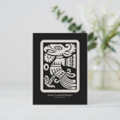 Aztec Cuauhtli - Eagle (Putty) Briefkaart (Staand voorkant)