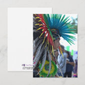 Aztec Dancer Bedankkaart (Voorkant / Achterkant)