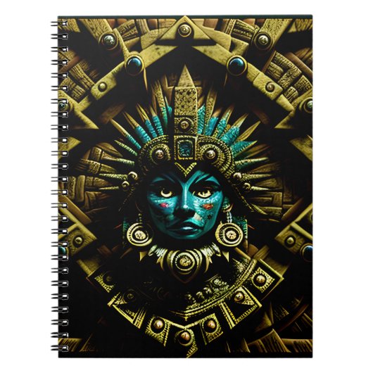 Aztec Design Pattern Two Notitieboek (Voorkant)
