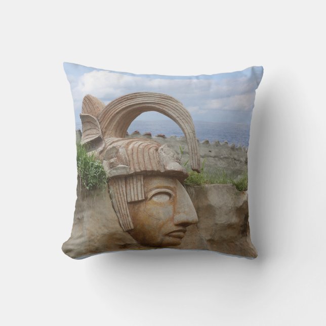 Aztec Design Pillow - Mexico Culture Kussen (Voorkant)