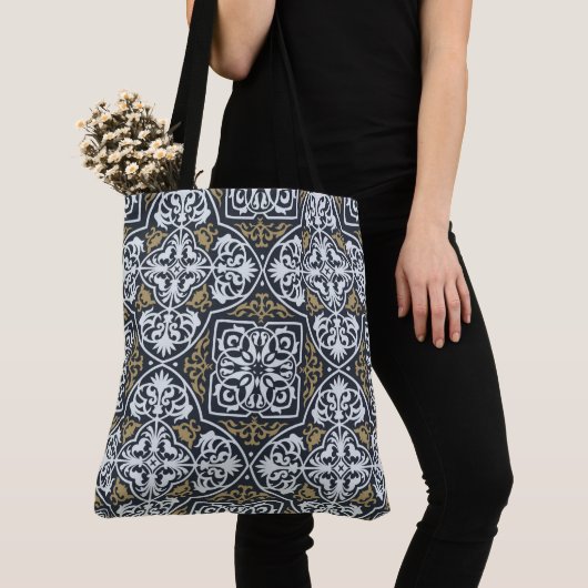 Aztec Design Shoulder Tas (Dichtbij)