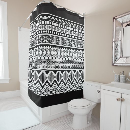 Aztec Douchegordijn (In situ)