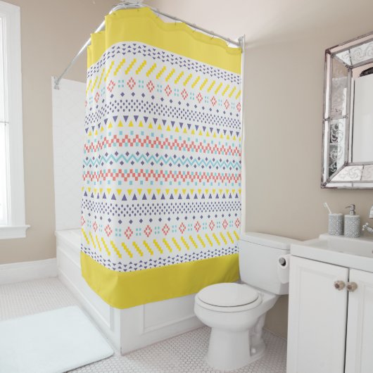 Aztec Douchegordijn (In situ)