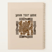 Aztec Eagle Guerrier Tribal Art antique (Dos)