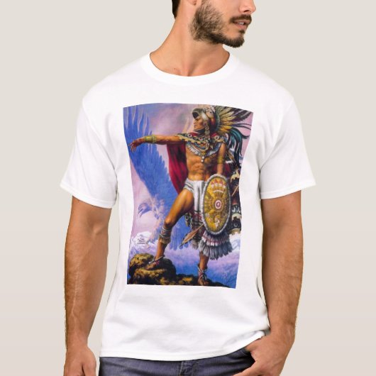 Aztec Eagle Knight T-shirt (Voorkant)
