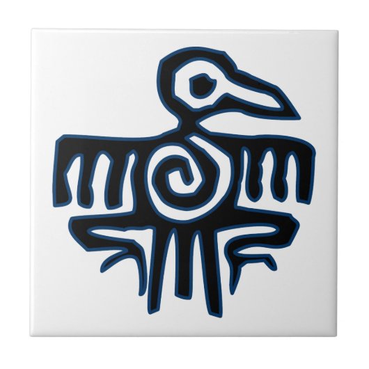 Aztec Eagle Tegeltje (Voorkant)