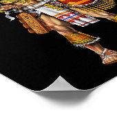 Aztec Eagle Warrior Poster (Hoek)