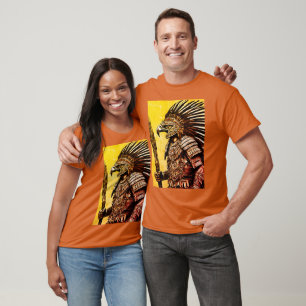 Aztec Eagle Warrior T-shirt - ingewikkeld Tattoo