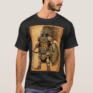 Aztec Eagle Warrior T-shirt - ingewikkeld Tattoo