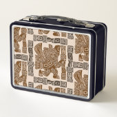 Aztec Eagle Warrior Tribal Oude kunst (Achterkant)