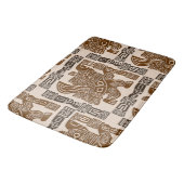 Aztec Eagle Warrior Tribal Oude kunst Badmat (Gekanteld)