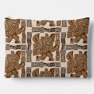 Aztec Eagle Warrior Tribal Oude kunst Etui