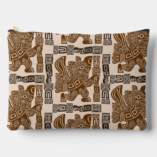 Aztec Eagle Warrior Tribal Oude kunst Etui (Voorkant)