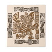 Aztec Eagle Warrior Tribal Oude kunst Notitieblok (Voorkant)
