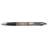 Aztec Eagle Warrior Tribal Oude kunst Pen (Achterkant)
