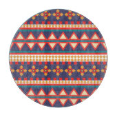 Aztec Elegance | Planche à découper en verre (Devant)